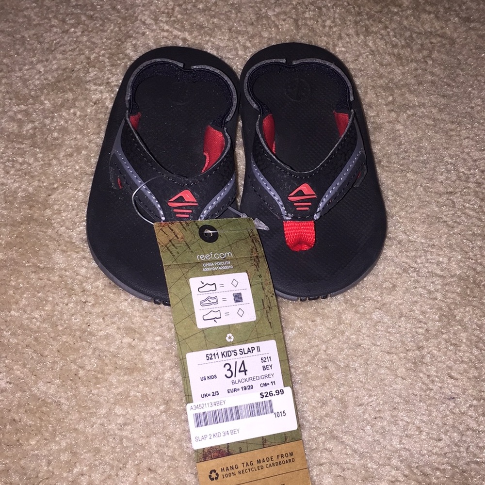 Reef toddler flip flops